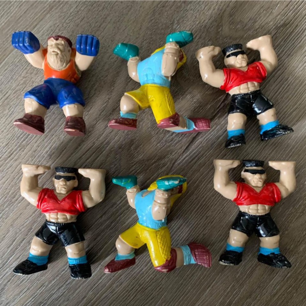 Street Stackers Wrestling Figures Irwin Toys Game Rare Vintage 1989 lot
